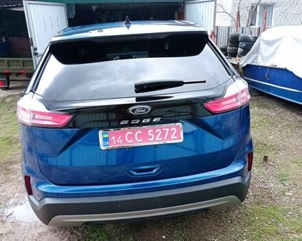 Синий Форд Эдж, объемом двигателя 2 л и пробегом 40 тыс. км за 23000 $, фото 2 на Automoto.ua