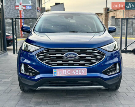 Синий Форд Эдж, объемом двигателя 2 л и пробегом 38 тыс. км за 18888 $, фото 2 на Automoto.ua