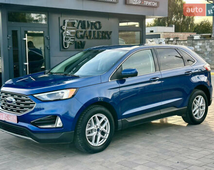 Синий Форд Эдж, объемом двигателя 2 л и пробегом 38 тыс. км за 18888 $, фото 1 на Automoto.ua