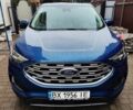 Синий Форд Эдж, объемом двигателя 2 л и пробегом 114 тыс. км за 18800 $, фото 1 на Automoto.ua