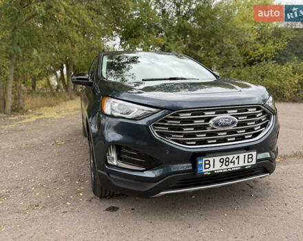 Синий Форд Эдж, объемом двигателя 2 л и пробегом 32 тыс. км за 25000 $, фото 2 на Automoto.ua