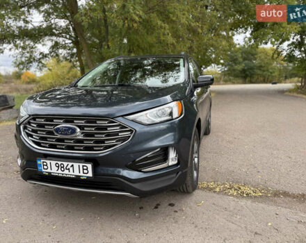 Синий Форд Эдж, объемом двигателя 2 л и пробегом 32 тыс. км за 25000 $, фото 1 на Automoto.ua