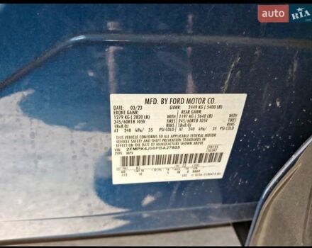 Синий Форд Эдж, объемом двигателя 2 л и пробегом 67 тыс. км за 12500 $, фото 4 на Automoto.ua