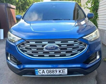 Синий Форд Эдж, объемом двигателя 2 л и пробегом 19 тыс. км за 21500 $, фото 2 на Automoto.ua