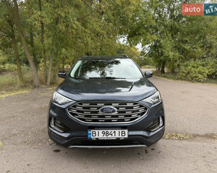 Синий Форд Эдж, объемом двигателя 2 л и пробегом 32 тыс. км за 25000 $, фото 3 на Automoto.ua