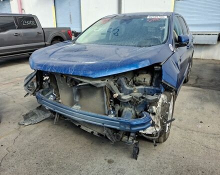 Синий Форд Эдж, объемом двигателя 2 л и пробегом 66 тыс. км за 15199 $, фото 1 на Automoto.ua