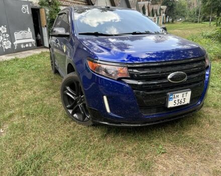 Синий Форд Эдж, объемом двигателя 3.7 л и пробегом 315 тыс. км за 14700 $, фото 1 на Automoto.ua