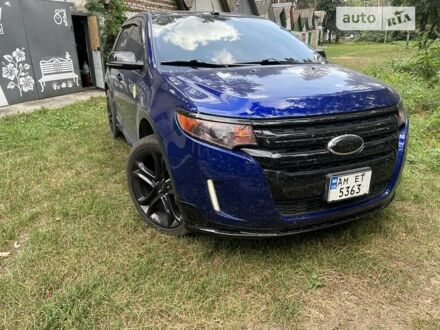 Форд Едж 2013 у Житомирі на Automoto.ua Синій Форд Едж, об'ємом двигуна 3.72 л та пробігом 307 тис. км за 15500 $, фото 1 на Automoto.ua