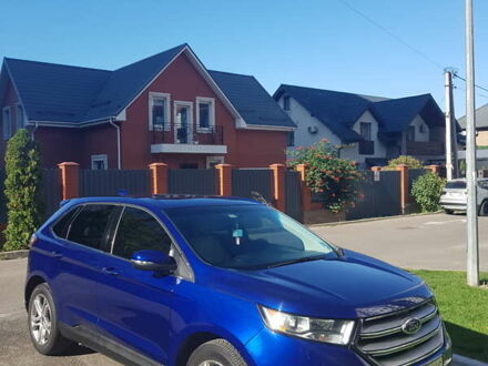 Синій Форд Едж, об'ємом двигуна 2 л та пробігом 123 тис. км за 17800 $, фото 1 на Automoto.ua