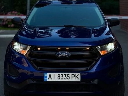 Синий Форд Эдж, объемом двигателя 2 л и пробегом 285 тыс. км за 9600 $, фото 1 на Automoto.ua