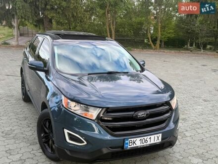 Синий Форд Эдж, объемом двигателя 2 л и пробегом 231 тыс. км за 11700 $, фото 1 на Automoto.ua