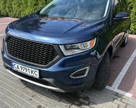 Синій Форд Едж, об'ємом двигуна 2 л та пробігом 101 тис. км за 14300 $, фото 1 на Automoto.ua