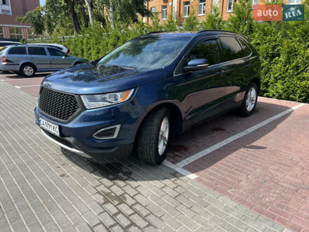Форд Эдж 2016 в Черкассах на Automoto.ua Синий Форд Эдж, объемом двигателя 2 л и пробегом 101 тыс. км за 14300 $, фото 1 на Automoto.ua