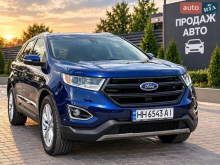Синій Форд Едж, об'ємом двигуна 2 л та пробігом 58 тис. км за 16000 $, фото 1 на Automoto.ua
