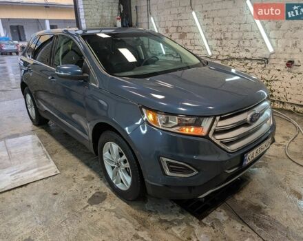Синий Форд Эдж, объемом двигателя 2 л и пробегом 91 тыс. км за 15300 $, фото 1 на Automoto.ua