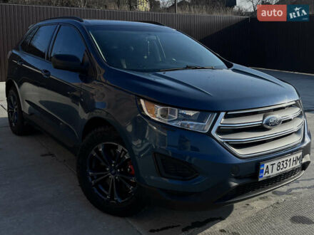 Синий Форд Эдж, объемом двигателя 2 л и пробегом 142 тыс. км за 13500 $, фото 1 на Automoto.ua
