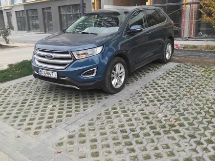 Синий Форд Эдж, объемом двигателя 2 л и пробегом 170 тыс. км за 14200 $, фото 1 на Automoto.ua