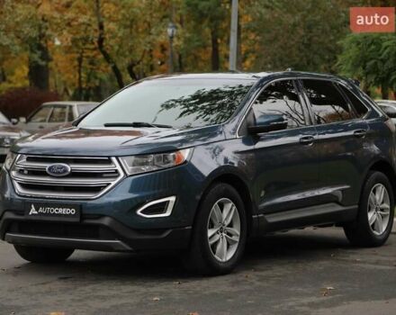 Синій Форд Едж, об'ємом двигуна 2 л та пробігом 105 тис. км за 17900 $, фото 1 на Automoto.ua