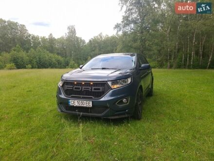 Синий Форд Эдж, объемом двигателя 2 л и пробегом 199 тыс. км за 15500 $, фото 1 на Automoto.ua