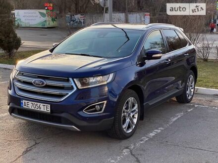 Форд Едж 2016 у Дніпро (Дніпропетровську) на Automoto.ua Синій Форд Едж, об'ємом двигуна 2 л та пробігом 123 тис. км за 22900 $, фото 1 на Automoto.ua