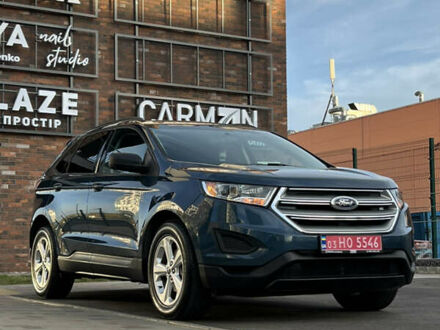 Синий Форд Эдж, объемом двигателя 2 л и пробегом 75 тыс. км за 13750 $, фото 1 на Automoto.ua