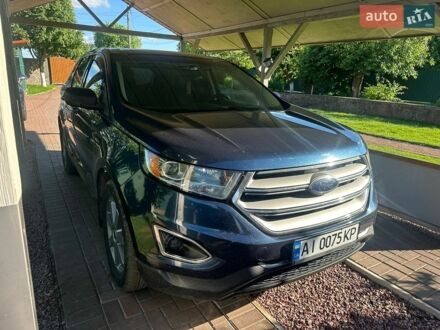 Синій Форд Едж, об'ємом двигуна 2 л та пробігом 160 тис. км за 16500 $, фото 1 на Automoto.ua