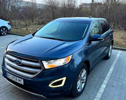 Синий Форд Эдж, объемом двигателя 3.5 л и пробегом 96 тыс. км за 16900 $, фото 1 на Automoto.ua