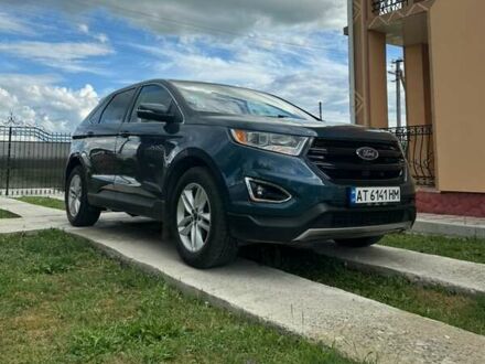 Синий Форд Эдж, объемом двигателя 2 л и пробегом 158 тыс. км за 16900 $, фото 1 на Automoto.ua