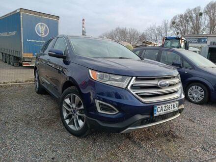 Форд Едж 2016 у Черкасах на Automoto.ua Синій Форд Едж, об'ємом двигуна 2 л та пробігом 126 тис. км за 16900 $, фото 1 на Automoto.ua