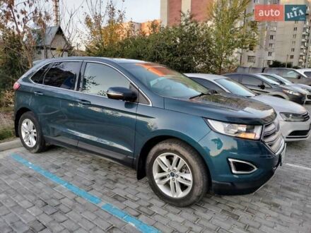 Синий Форд Эдж, объемом двигателя 2 л и пробегом 163 тыс. км за 16500 $, фото 1 на Automoto.ua
