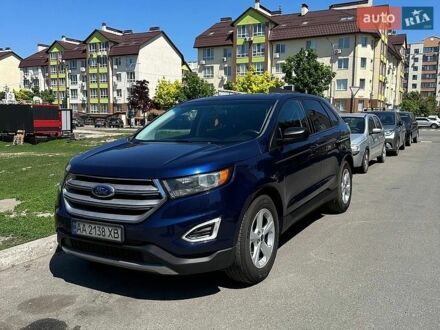 Синий Форд Эдж, объемом двигателя 2 л и пробегом 100 тыс. км за 10900 $, фото 1 на Automoto.ua