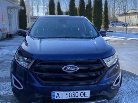 Форд Едж 2016 у Буче на Automoto.ua Синій Форд Едж, об'ємом двигуна 2 л та пробігом 105 тис. км за 25500 $, фото 1 на Automoto.ua