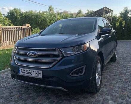 Синій Форд Едж, об'ємом двигуна 2 л та пробігом 255 тис. км за 10900 $, фото 1 на Automoto.ua