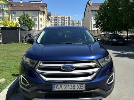 Синий Форд Эдж, объемом двигателя 2 л и пробегом 118 тыс. км за 9900 $, фото 1 на Automoto.ua