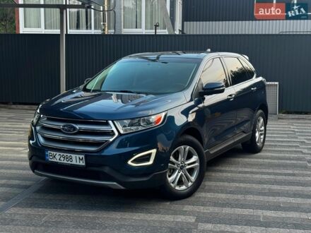 Синій Форд Едж, об'ємом двигуна 2 л та пробігом 96 тис. км за 17250 $, фото 1 на Automoto.ua