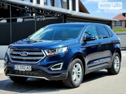 Форд Эдж 2017 в Черновцах на Automoto.ua Синий Форд Эдж, объемом двигателя 2 л и пробегом 74 тыс. км за 19300 $, фото 1 на Automoto.ua