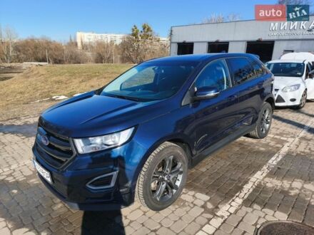 Синий Форд Эдж, объемом двигателя 2 л и пробегом 146 тыс. км за 18000 $, фото 1 на Automoto.ua