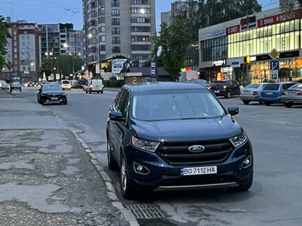 Синий Форд Эдж, объемом двигателя 2 л и пробегом 145 тыс. км за 11500 $, фото 1 на Automoto.ua