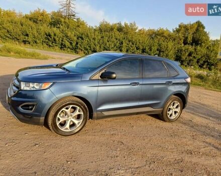 Синий Форд Эдж, объемом двигателя 2 л и пробегом 88 тыс. км за 14500 $, фото 1 на Automoto.ua