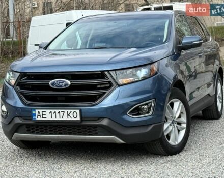 Синий Форд Эдж, объемом двигателя 2 л и пробегом 89 тыс. км за 16900 $, фото 1 на Automoto.ua