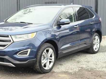 Синий Форд Эдж, объемом двигателя 2 л и пробегом 207 тыс. км за 15900 $, фото 1 на Automoto.ua