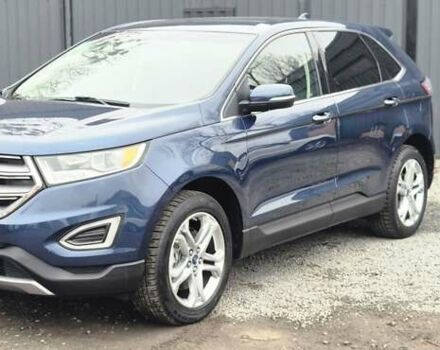 Синий Форд Эдж, объемом двигателя 2 л и пробегом 207 тыс. км за 15900 $, фото 1 на Automoto.ua