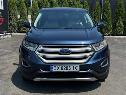 Синий Форд Эдж, объемом двигателя 2 л и пробегом 121 тыс. км за 17999 $, фото 1 на Automoto.ua
