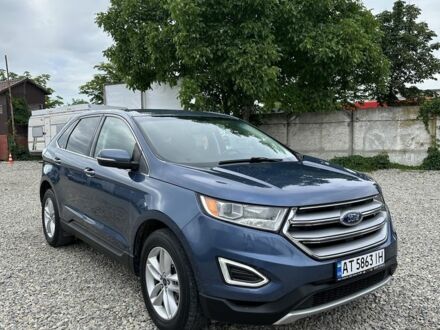 Синій Форд Едж, об'ємом двигуна 2 л та пробігом 162 тис. км за 16180 $, фото 1 на Automoto.ua