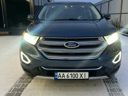 Синій Форд Едж, об'ємом двигуна 2 л та пробігом 110 тис. км за 16500 $, фото 1 на Automoto.ua