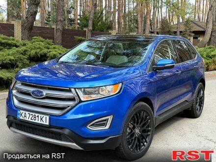 Синій Форд Едж, об'ємом двигуна 2 л та пробігом 77 тис. км за 15900 $, фото 1 на Automoto.ua