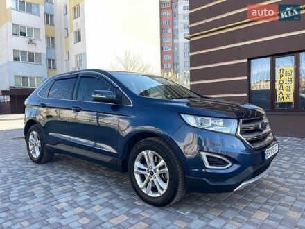 Синий Форд Эдж, объемом двигателя 2 л и пробегом 160 тыс. км за 12500 $, фото 1 на Automoto.ua