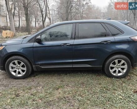 Синій Форд Едж, об'ємом двигуна 2 л та пробігом 75 тис. км за 16200 $, фото 1 на Automoto.ua