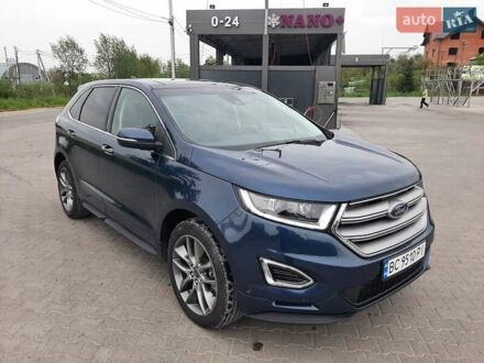 Форд Эдж 2017 в Львове на Automoto.ua Синий Форд Эдж, объемом двигателя 2.7 л и пробегом 12 тыс. км за 18700 $, фото 1 на Automoto.ua