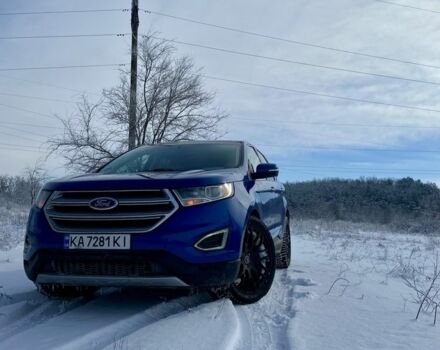 Синий Форд Эдж, объемом двигателя 2 л и пробегом 75 тыс. км за 339 $, фото 1 на Automoto.ua
